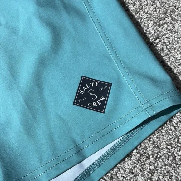 Salty Crew Men's Tandem Boardshort Dark Aqua Size 36 - Picture 5 of 7